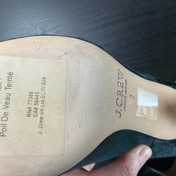 NWT Jcrew calf hair ankle boots 7 - Picture 5 of 7